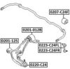 NISSA 546684N001 Rod/Strut, stabiliser